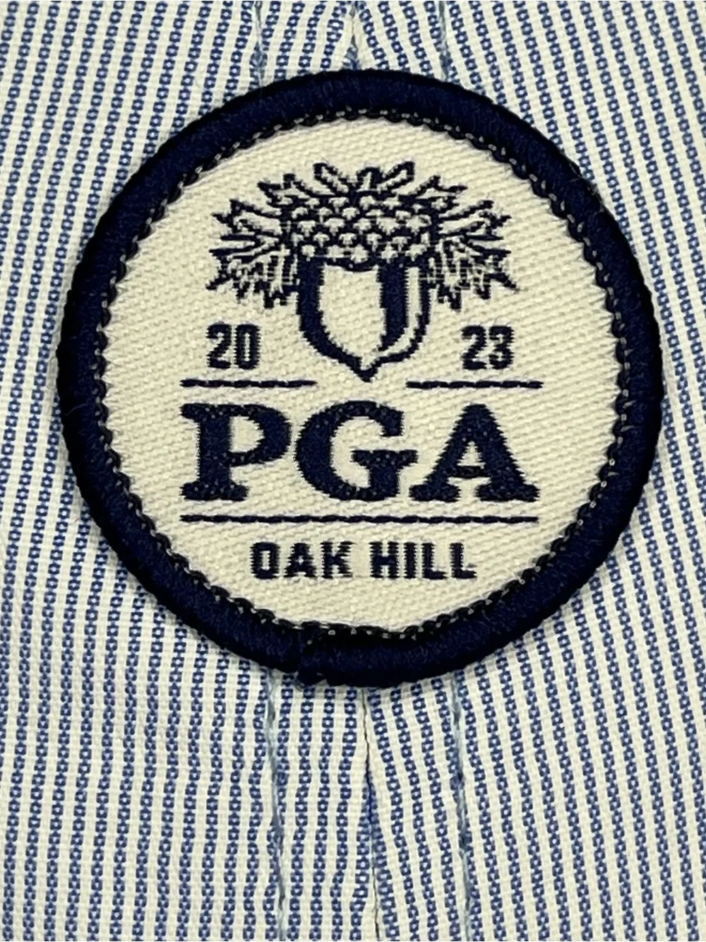 Oak Hill Light Blue Pinstripe Baseball Cap- Kids